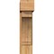 Ekena Millwork Imperial Block Rough Sawn Bracket w/ Offset Brace, Western Red Cedar, 8"W x 24"D x 32"H BKT0806X24X32IMP05RWR - alternate 2